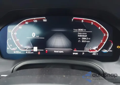 2023 BMW 430I z USA, uszkodzony, nr VIN WBA53AP0XPCM92258